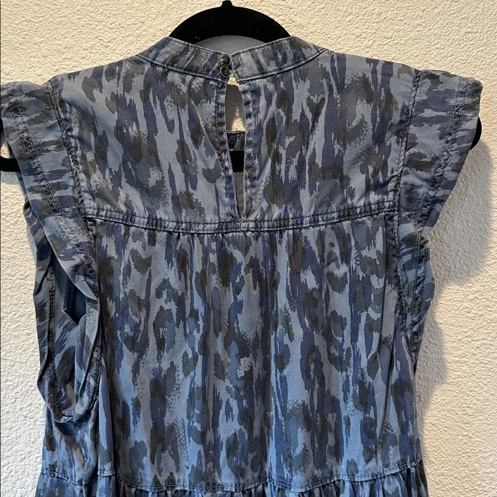 Anthropologie Patterned High Neck Dress - Picture 5 of 7